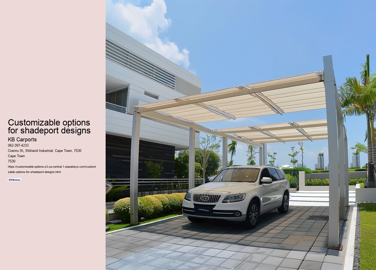 Customizable options for shadeport designs