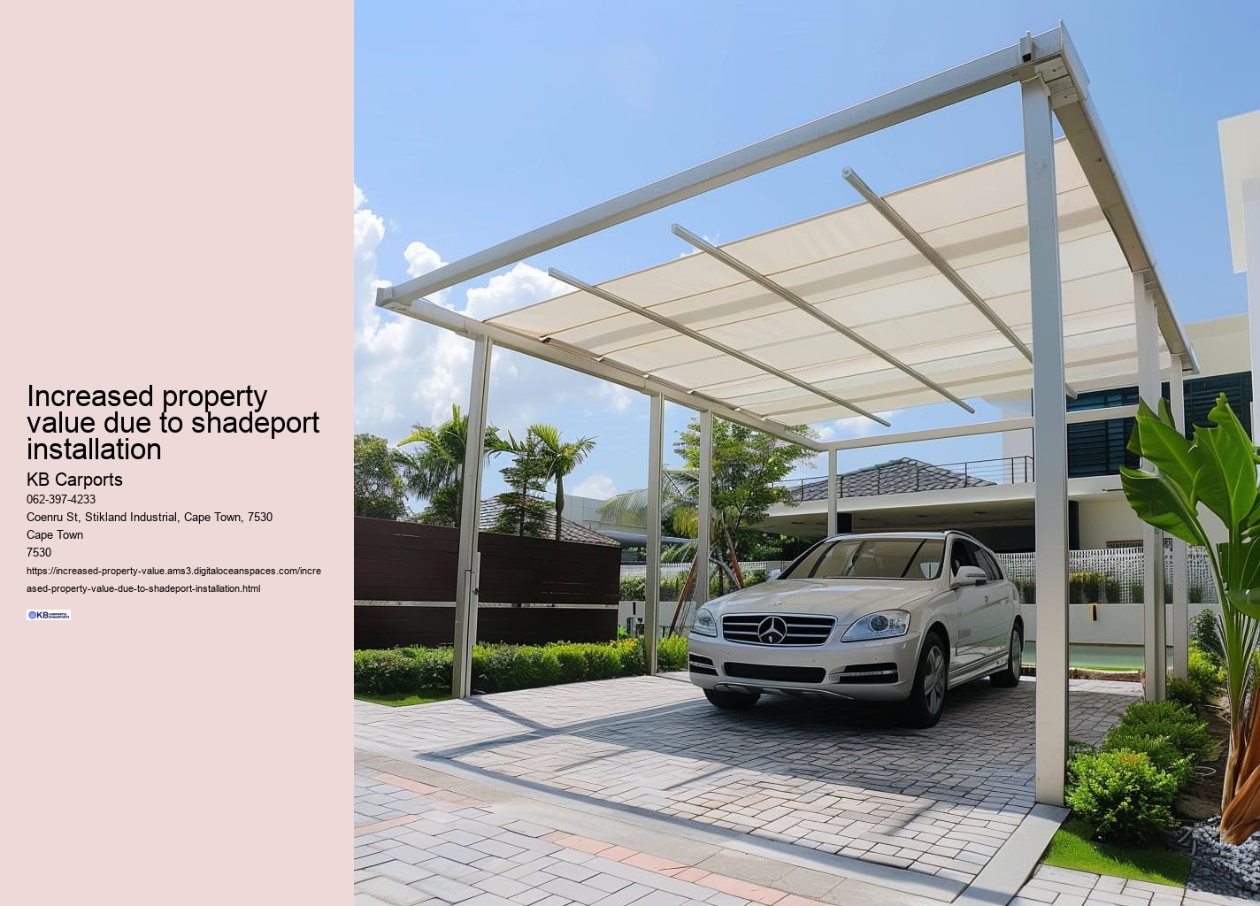 Increased property value due to shadeport installation